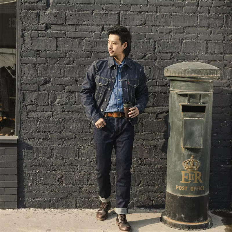 One-Wash Selvedge Straight Jeans - Image 3