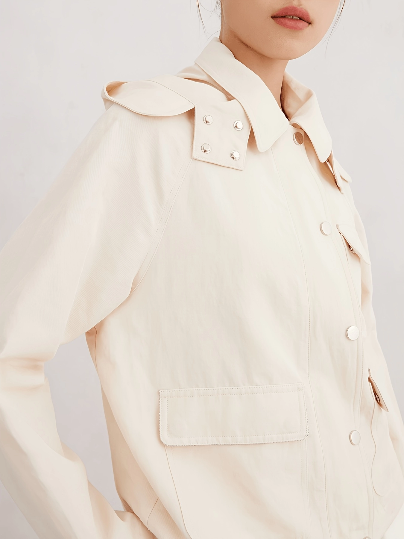Hooded Cotton-Linen Utility Jacket - Image 6