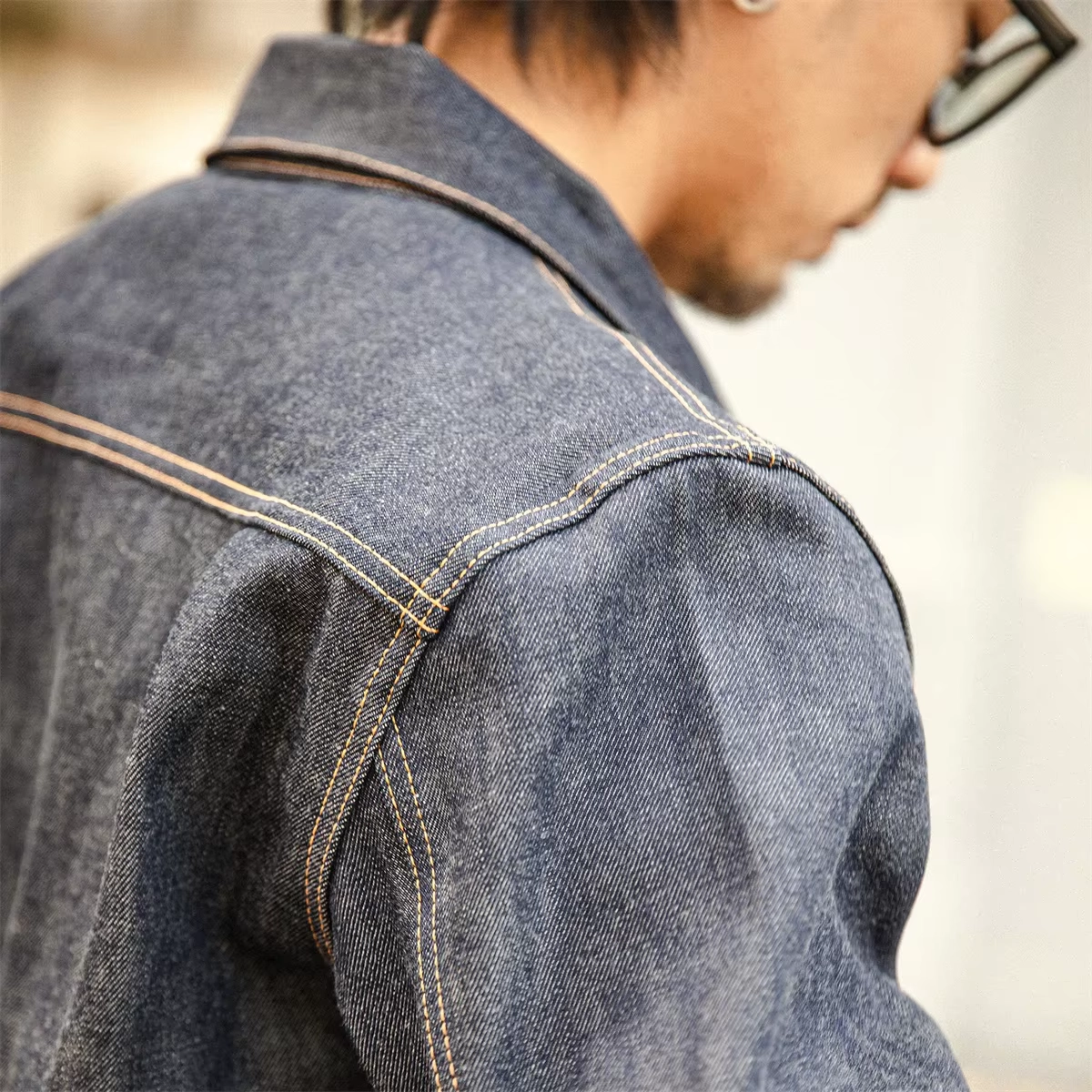 Raw Selvedge Denim Jacket - Image 4