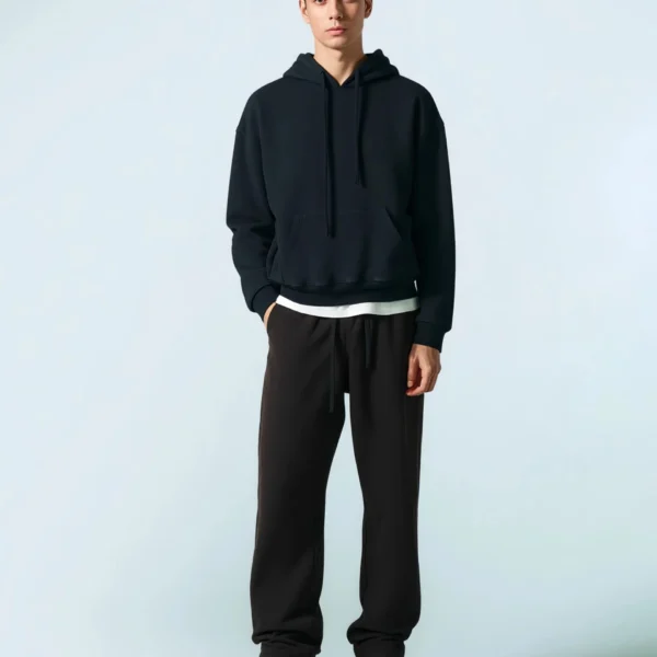 Relaxed-Fit Cotton Knit Hoodie