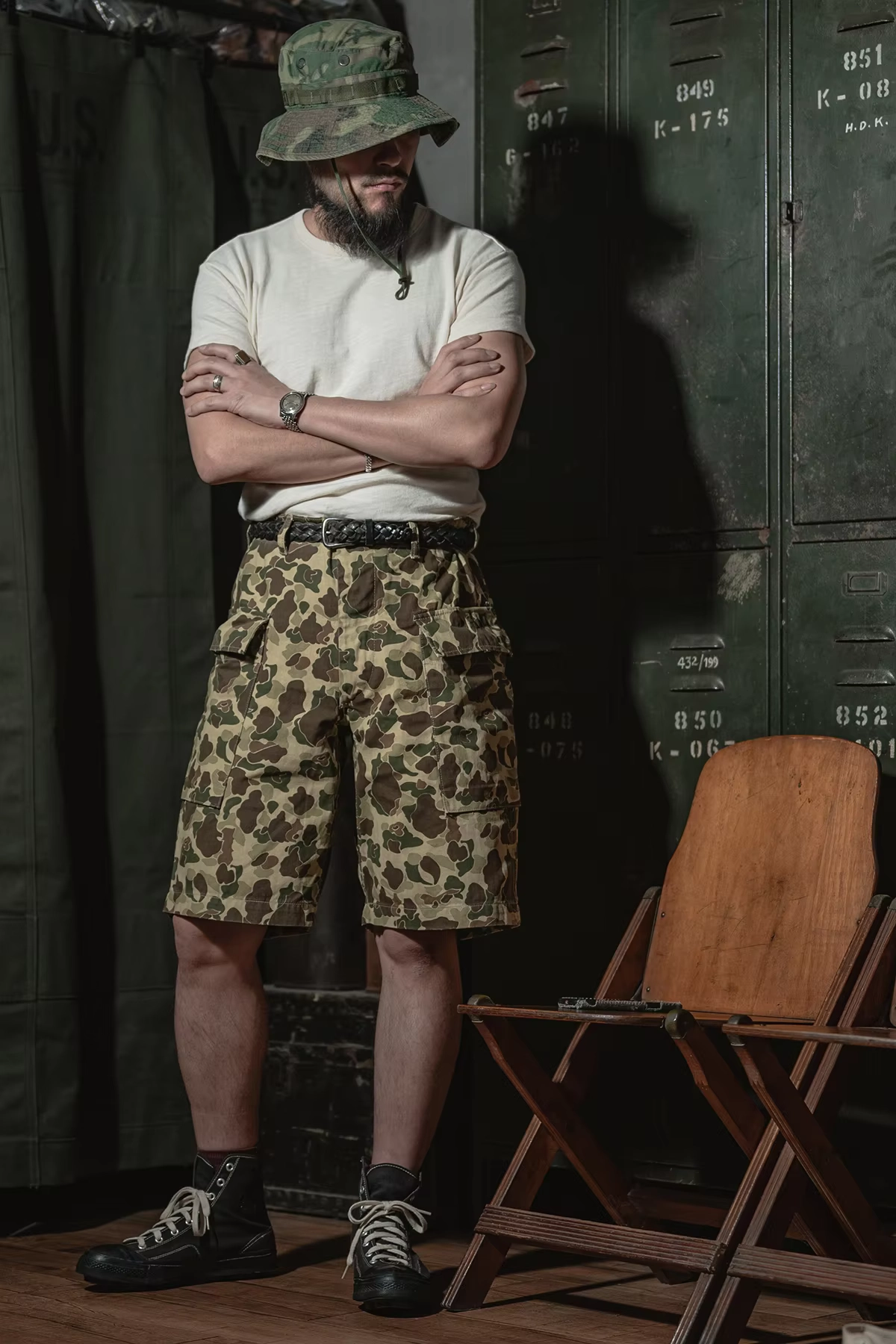 Military Slub Cotton Crew Tee - Image 4