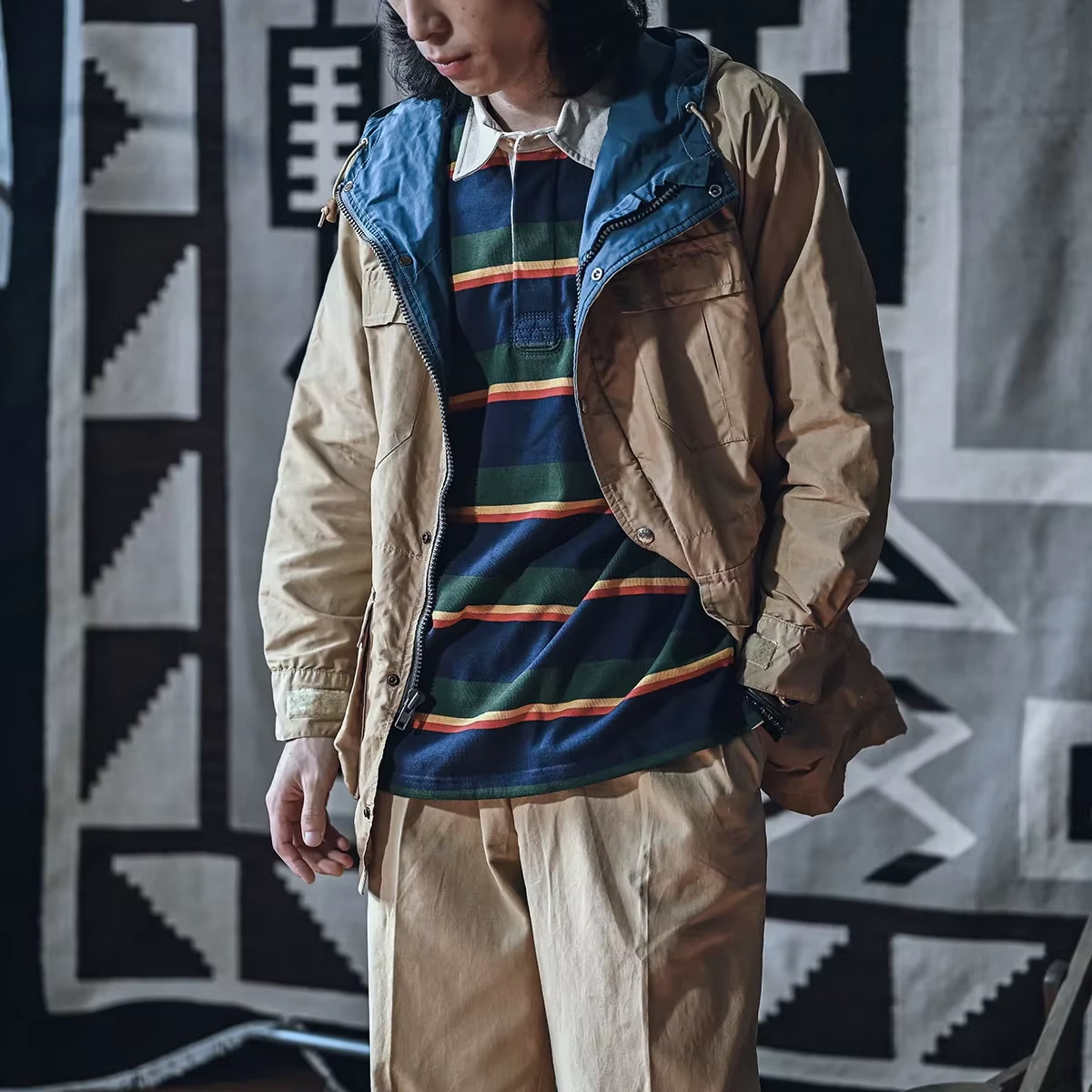 Heavyweight Striped Long-Sleeve Polo - Image 3