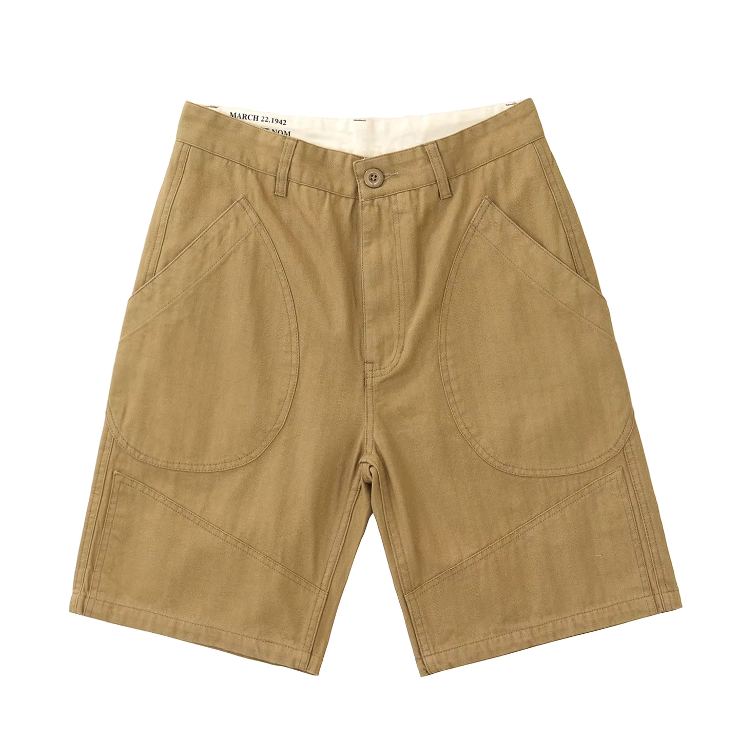 Men's Herringbone Cargo Shorts - Image 3