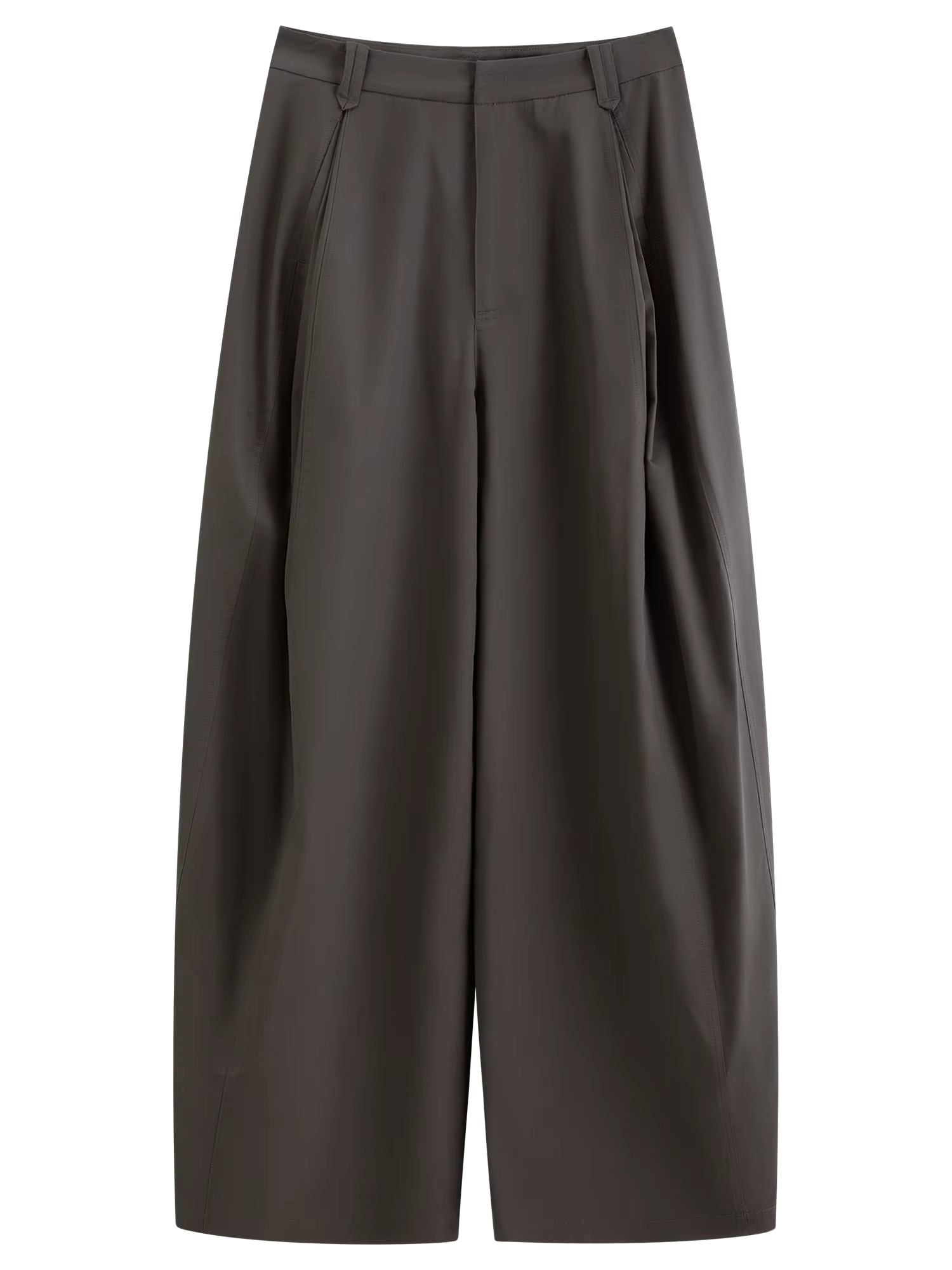 Lyocell Cotton Barrel Leg Casual Pants - Image 5