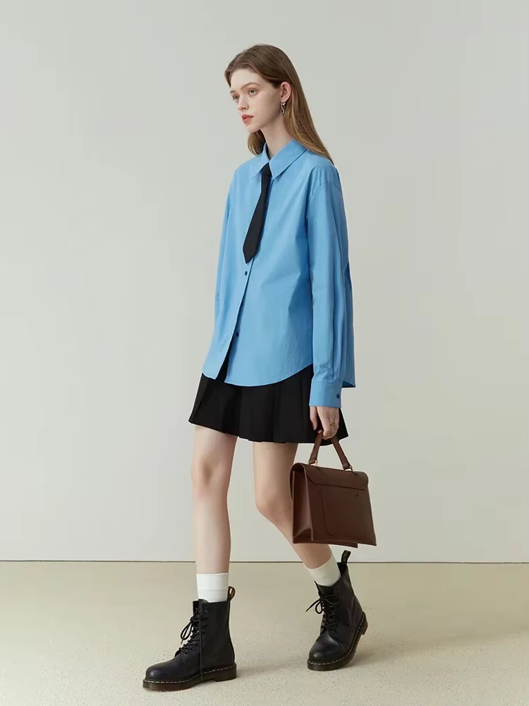 Women's Cotton Oversized Blouse - Image 6