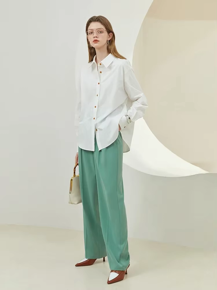 Women's Cotton Oversized Blouse - Image 5