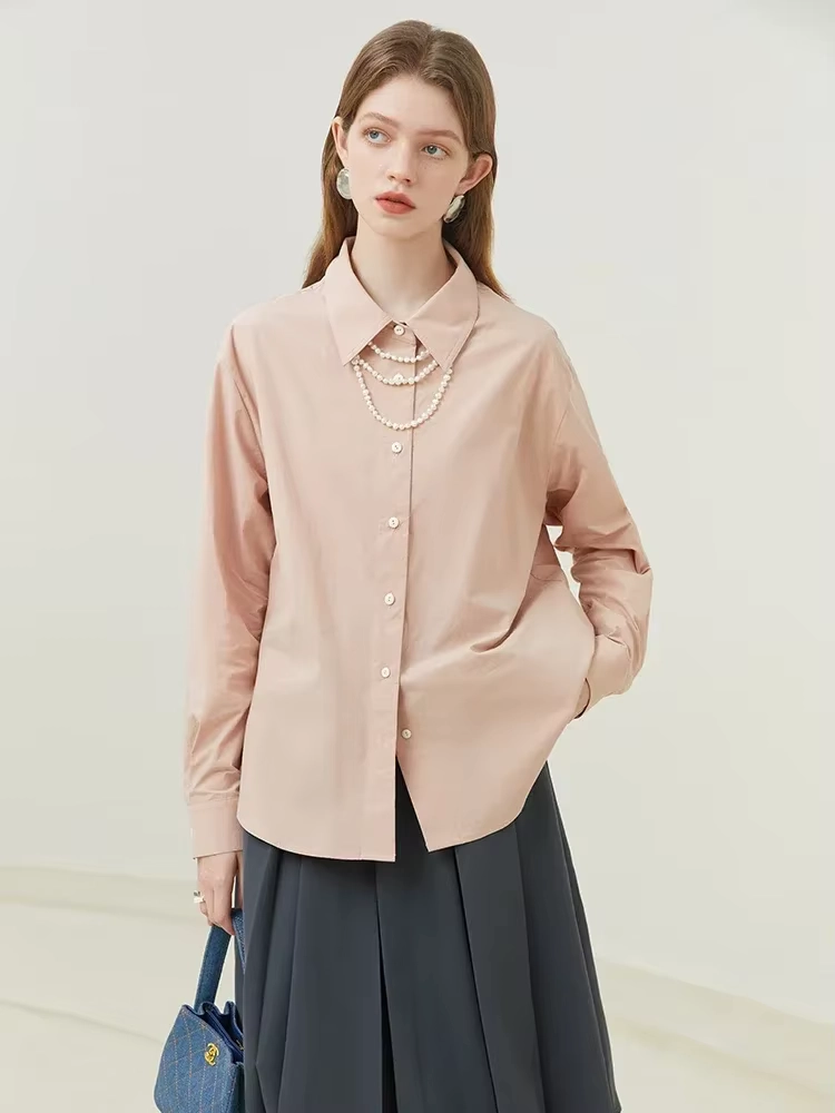 Women's Cotton Oversized Blouse - Image 2