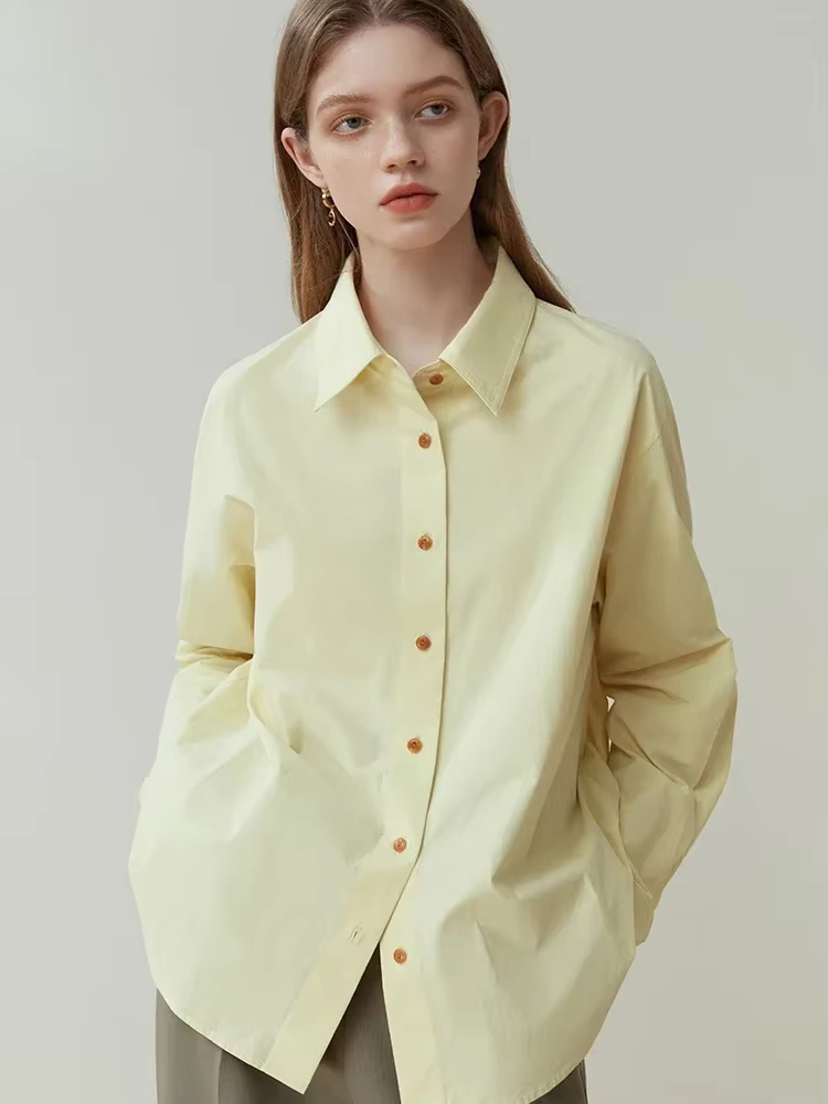 Women's Cotton Oversized Blouse - Image 3