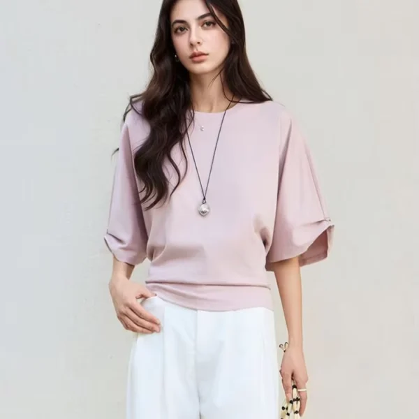 Women's Cotton Backless T-Shirt